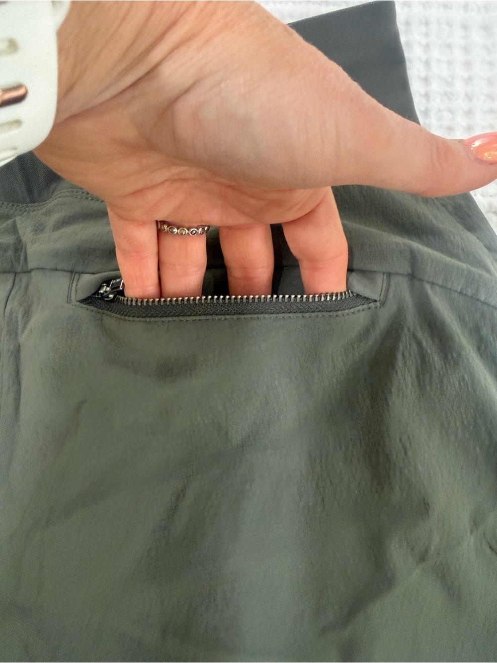 Athleta Trekkie North Shorts in Mountain Olive - Picture 10 of 14